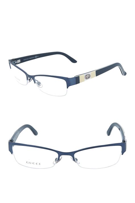 gucci semi rimless optical frames|discount Gucci eyeglass frames.